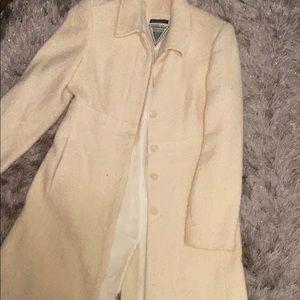 Winter White Tweed Coat
